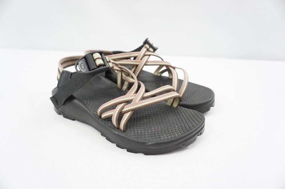 Chaco Z Cloud X2 Used Women 6 Canvas Strappy Outdoor Sandals Multicolor